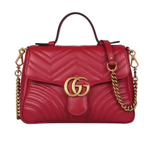 crimson gucci handbag